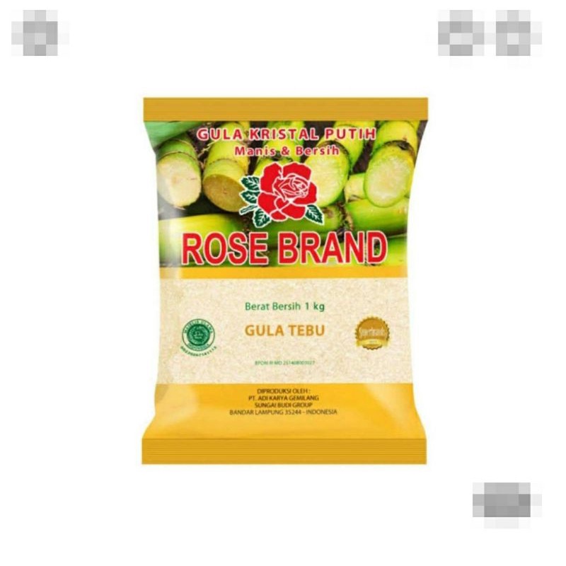 

ROSE BRAND GULA PASIR TEBU KUNING 1KG