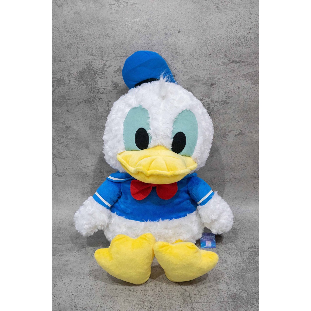 Disney Donald Duck Rose Fur BIG Plush Doll TOREBA