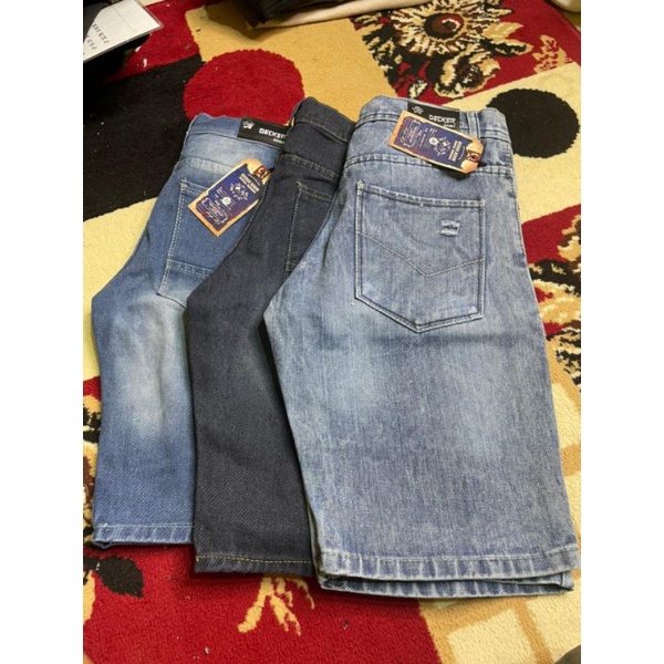 yg lagi hits celana jeans pendek sobek size 28_38