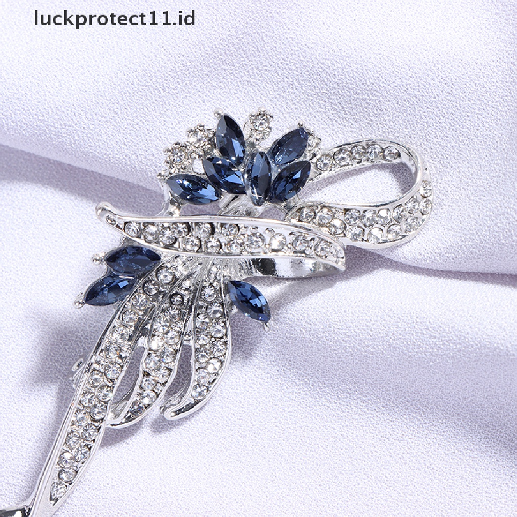 /Fashion Hot// Fashion// 1Pc Wanita Elegan Kristal Bros Pin Fashion Perhiasan Pakaian Aksesoris Hadiah.