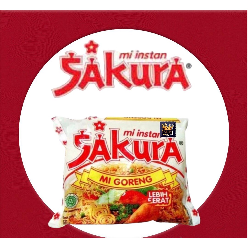

SBM ~ MI SAKURA GORENG Netto 60gr - Mie Instan
