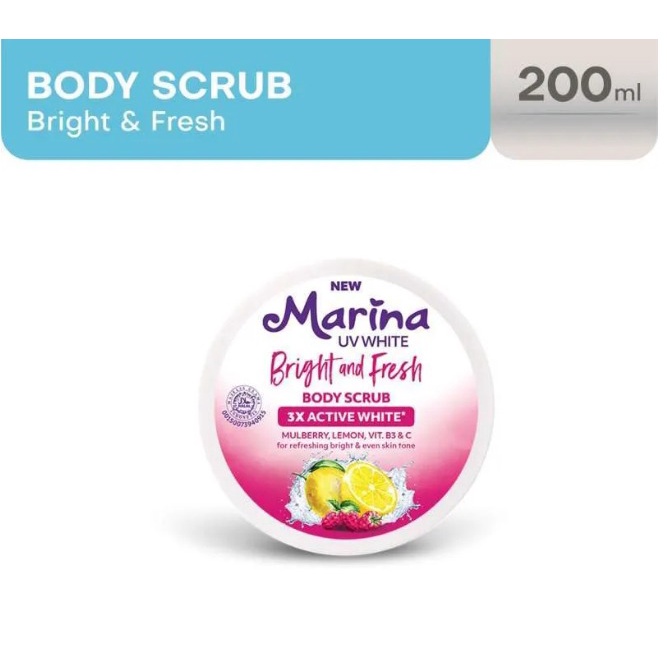 Marina UV White Bright &amp; Fresh Body Scrub