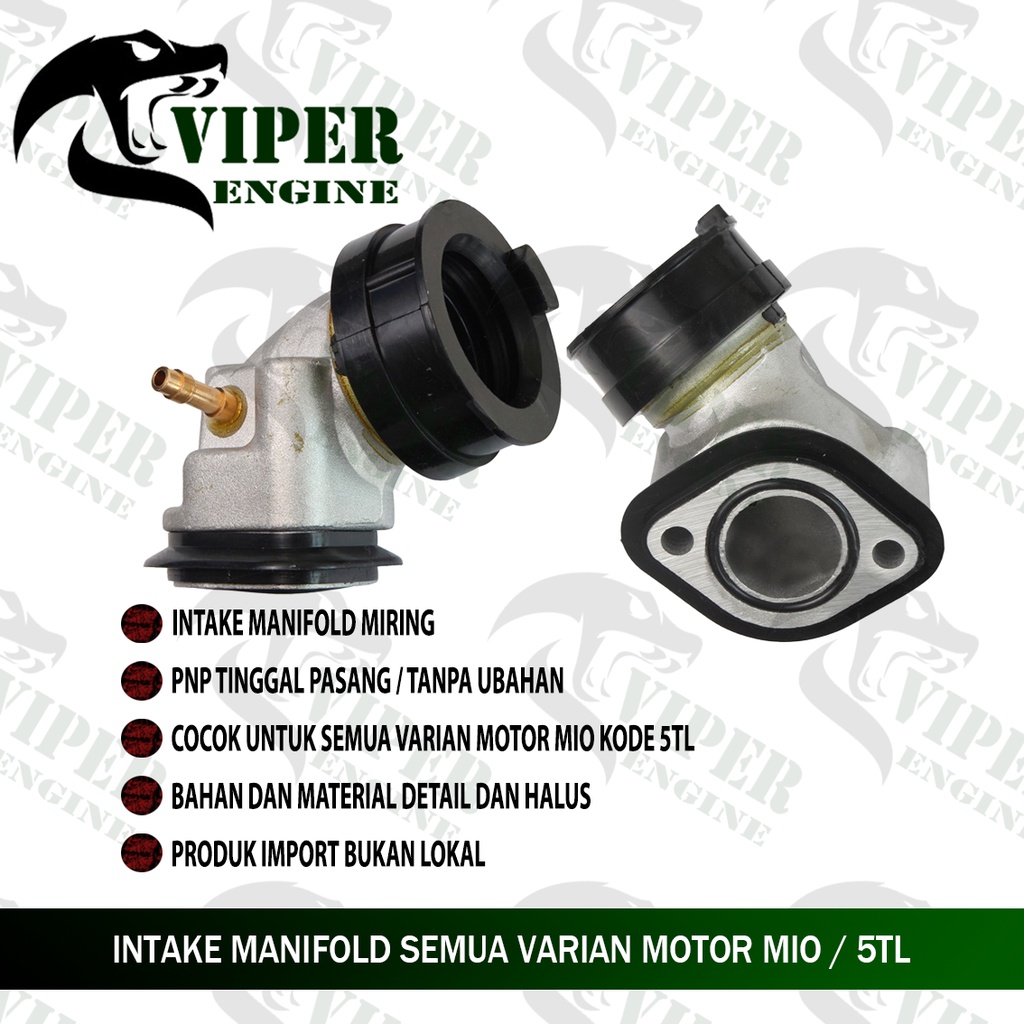 [ BISA COD ] INTAKE MANIFOLD UNTUK VARIAN MIO FINO MIO SOUL KARBU STD MIO SOUL MIO SMILE MIO SPORTY 