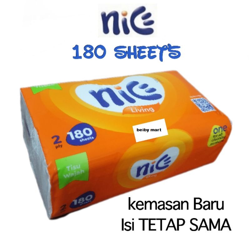 TISSUE / TISU NICE FACIAL TISSUE 180S 2PLY