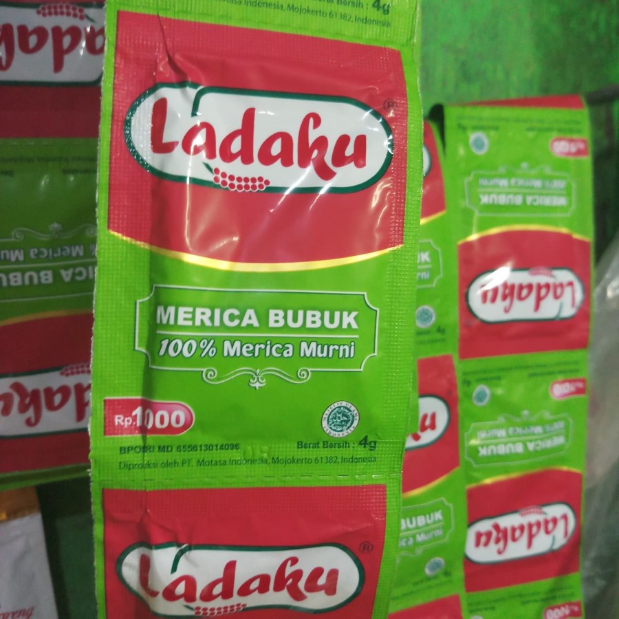 

1 Renceng Ladaku Merica Bubuk isi 12 sachet x 2.5 gram