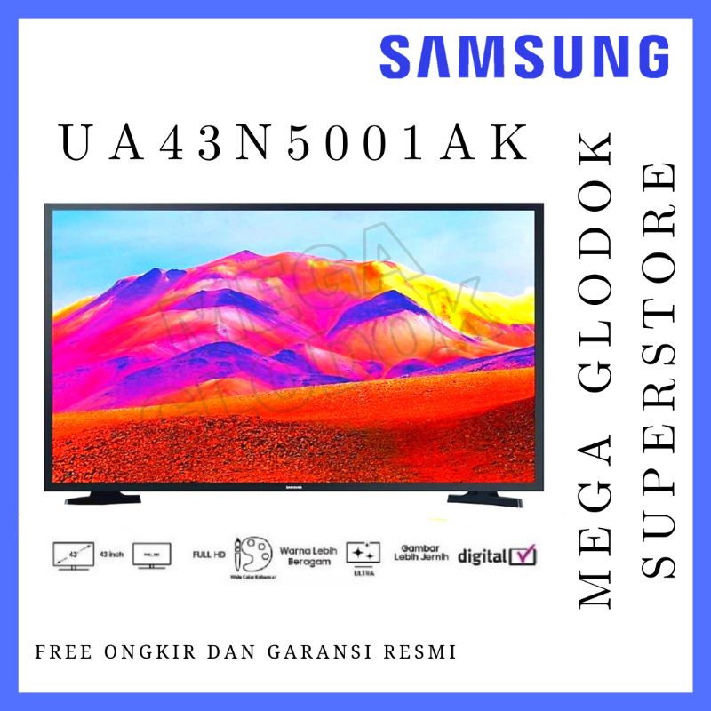 SAMSUNG LED TV 43N5001 FULL HD DIGITAL TV 43" UA43N4001AKP