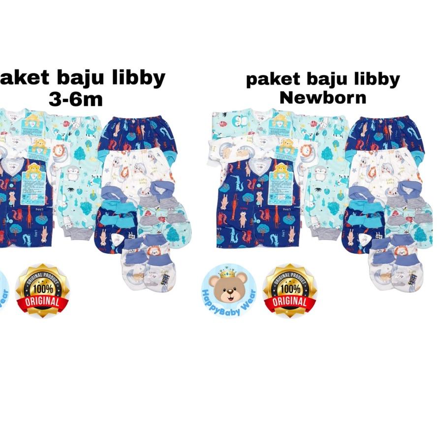 ¤¤» NEW! Paket baju libby NewBorn/3-6// set hadiah NewBorn Libby// paket baju bayi libby