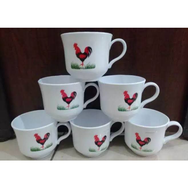 Cangkir plastik ayam jago