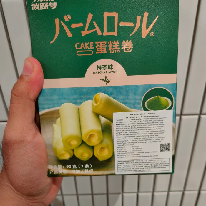 

Widyatmogrosir - Bourbon Green Tea Baumkuchen Cake 90Gr Snack Import Jepang