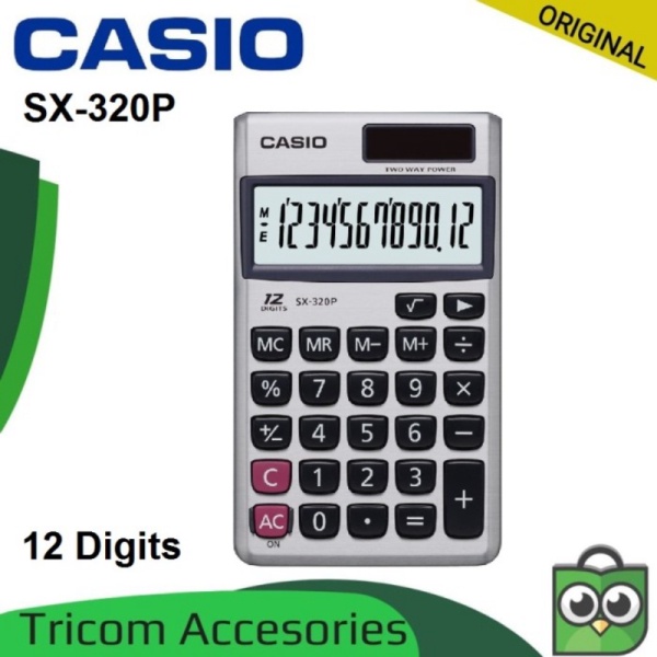 

Calculator Kalkulator 12 SX-320P Murah Digits Casio Jual /