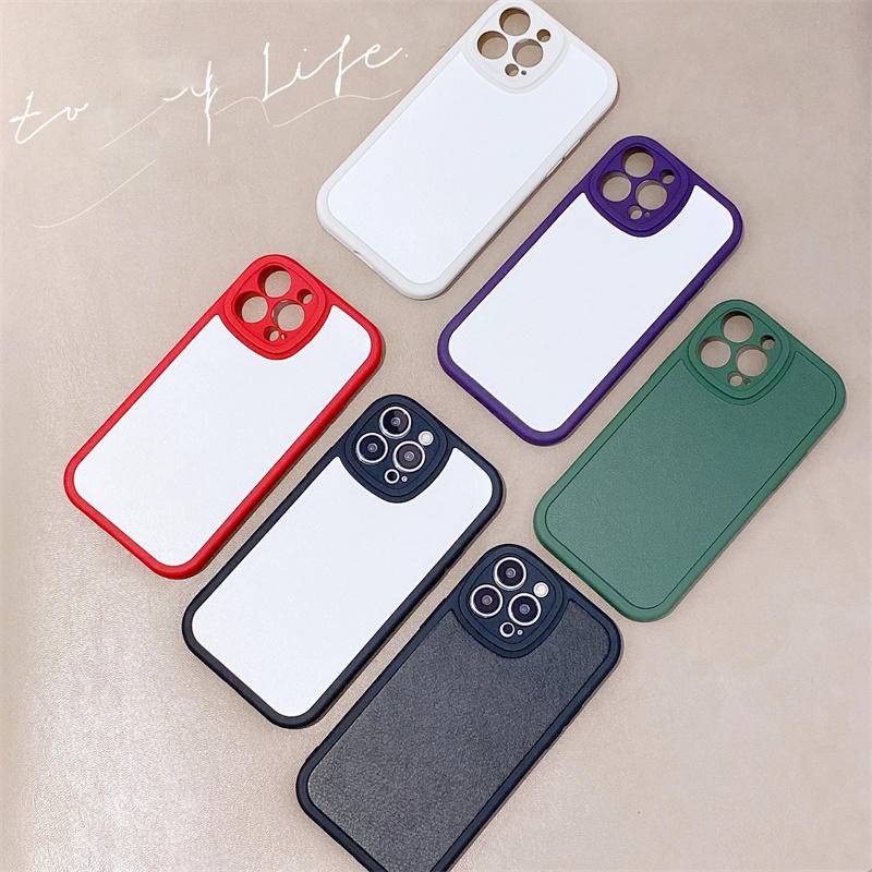 IPHONE Casing Ponsel Bahan Kulit Matte Kulit Domba Ultra Tipis Untuk Iphone14 13 12 11 Pro Max Mini Plus Soft Cover