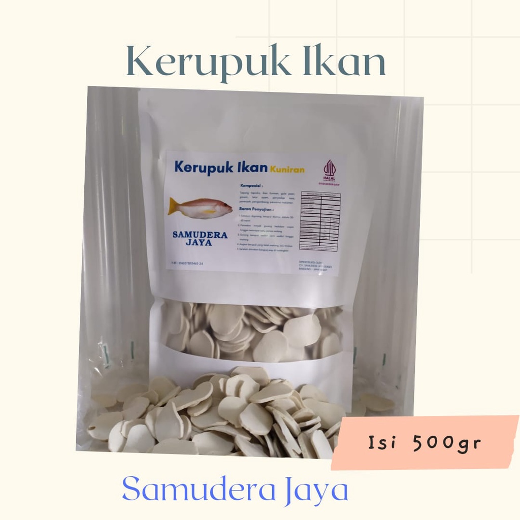 

Kerupuk Ikan Kuniran Kerupuk Mentah Samudera Jaya ( KERUPUK KUNIRAN 500 gr)