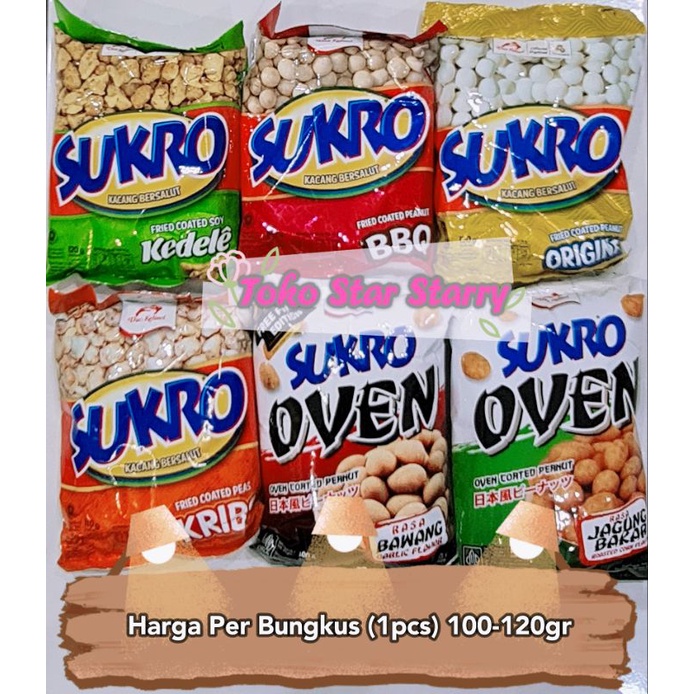 

[PER PCS] Kacang sukro 120gr isi 1pcs kacang dua kelinci sukro kacang dua kelinci kacang sukro