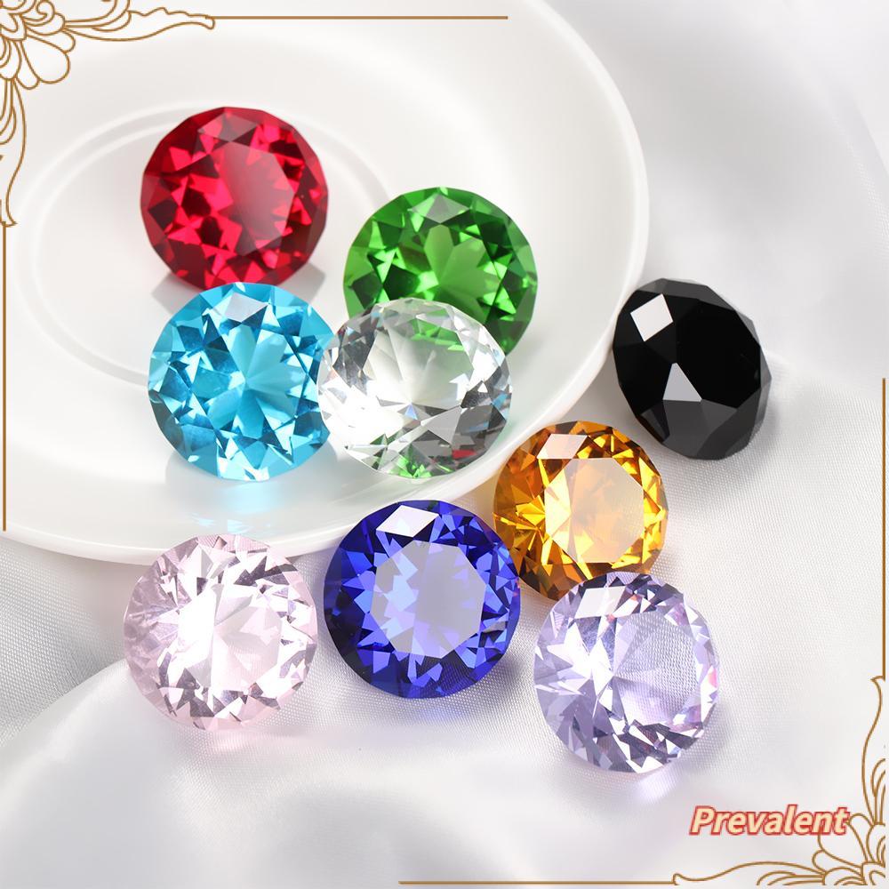 Preva 30mm Crystals Diamond DIY Dekorasi Pesta Home Decor Bening