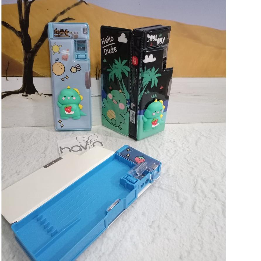 

Bagus Dipakai KOTAK PENSIL TIMBUL 3 DIMENSI SQUISHY TRANSPARANT/PENCIL CASE#