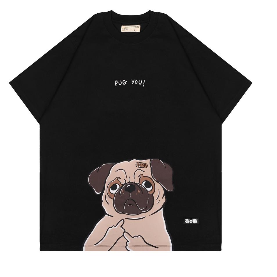 Siap Kirim PUG YOU T-SHIRT // BLACK