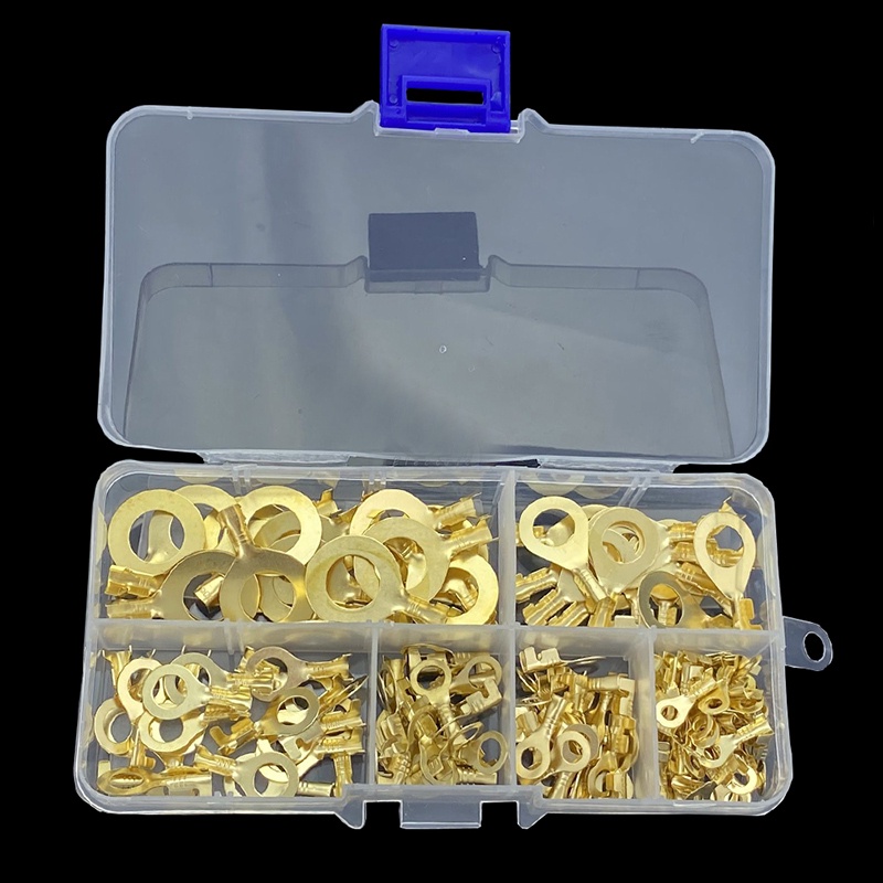 【150 PCS】Terminal Bulat Kabel/Skun Konektor Gepeng/Terminal Skun Bulat/Skun Bulat Aki