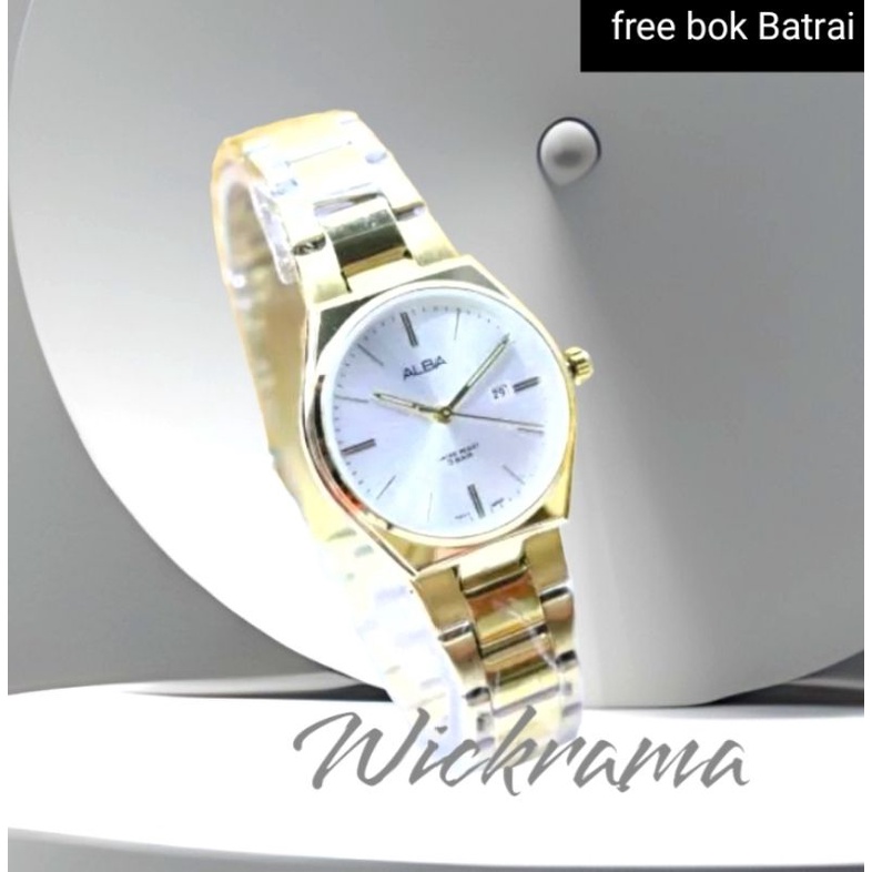 COD Jam Wanita Alba Clasic W202 | Fhasion Wanita Rantai Date On