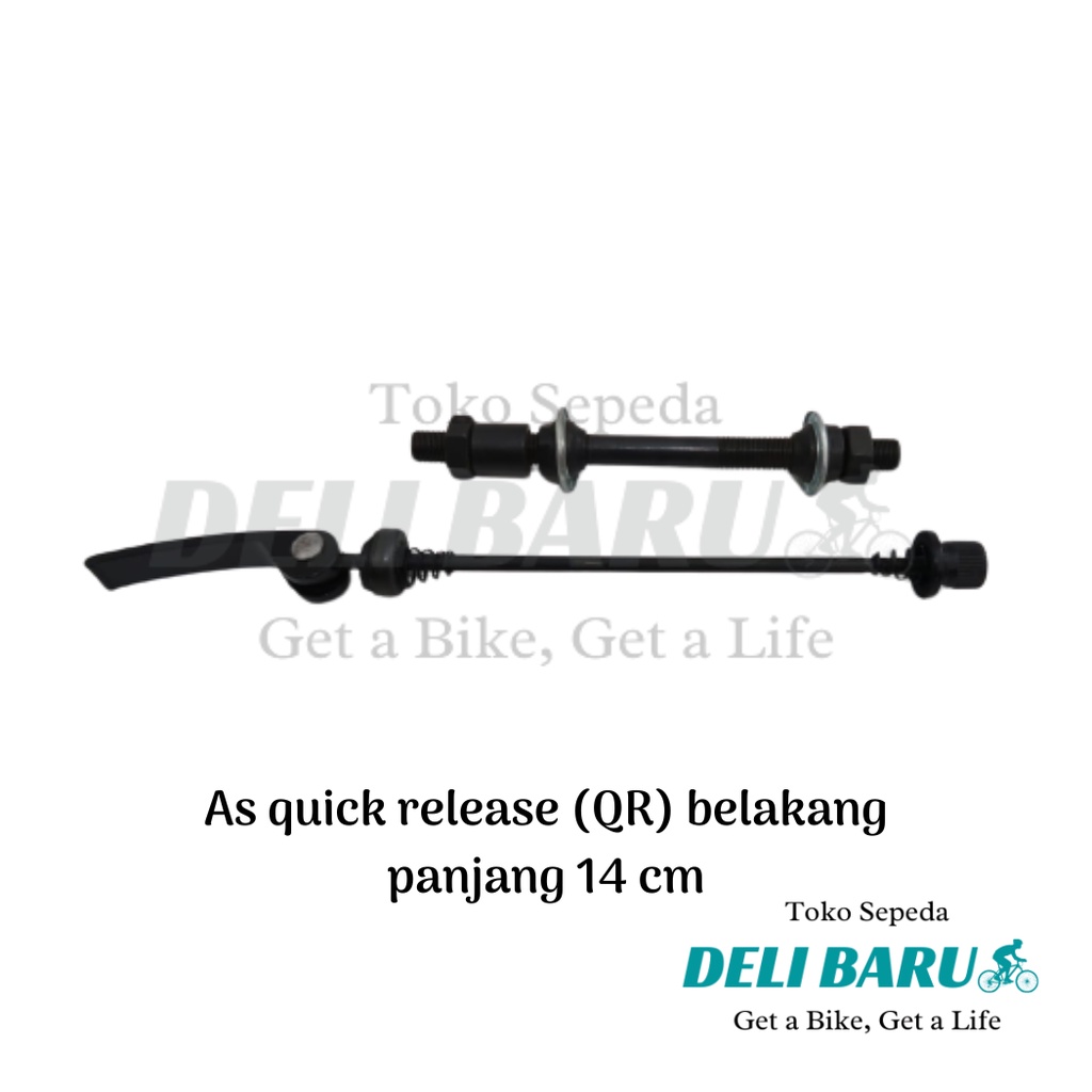 As Quick Release QR taiwan depan atau belakang sepeda MTB federal lipat