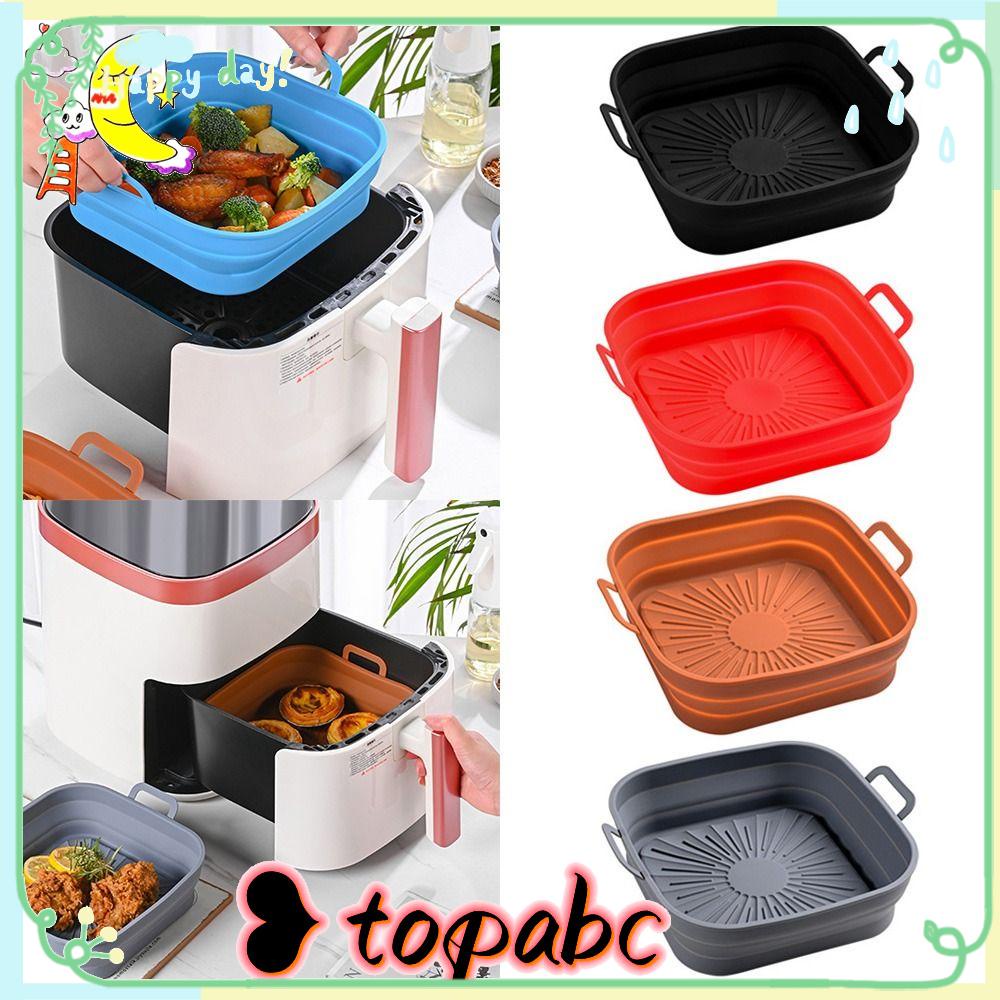 Top Square Silicone Pot Replacement Cooking AirFryer Aksesoris Baking Basket