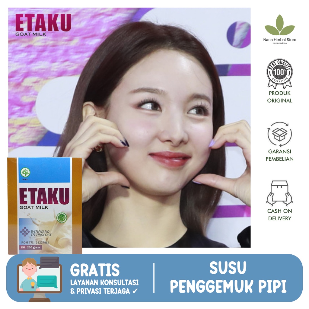 

Susu Penggemuk Pipi Chubby, Penambah Nafsu Makan, Susu Khusus Penggemuk Pipi Chubby, Susu Obat Pipi Gemuk Tembem, Obat Penggemuk Pipi Tembem, Obat Penggemuk Pipi Cabi, Obat Penggemuk Pipi Dan Badan, Obat Agar Pipi Tembem / Chubby Dengan Etaku Susu Kambing