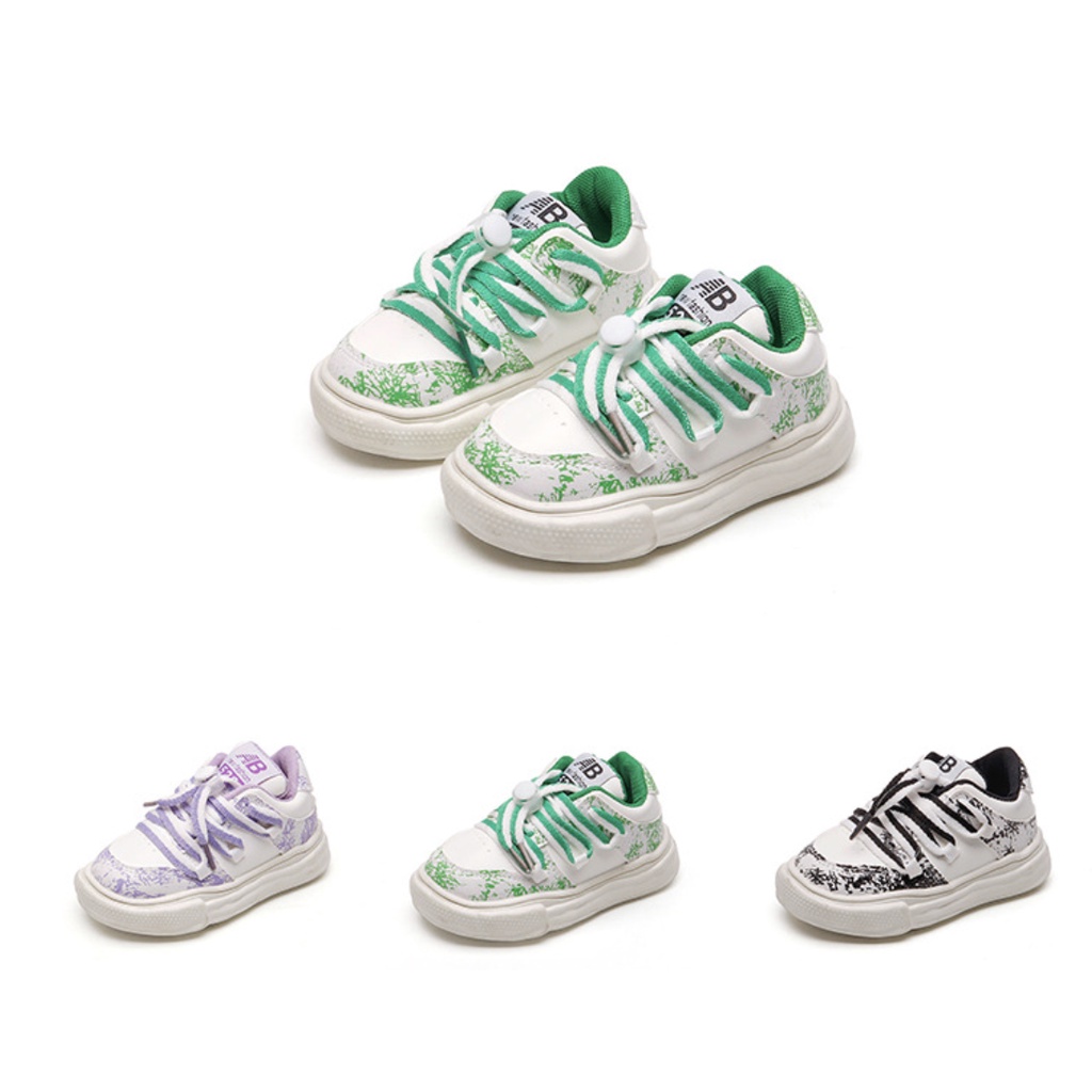 babyfit GRAFITI sepatu sekolah sneakers anak cewek cowok import bn-1217