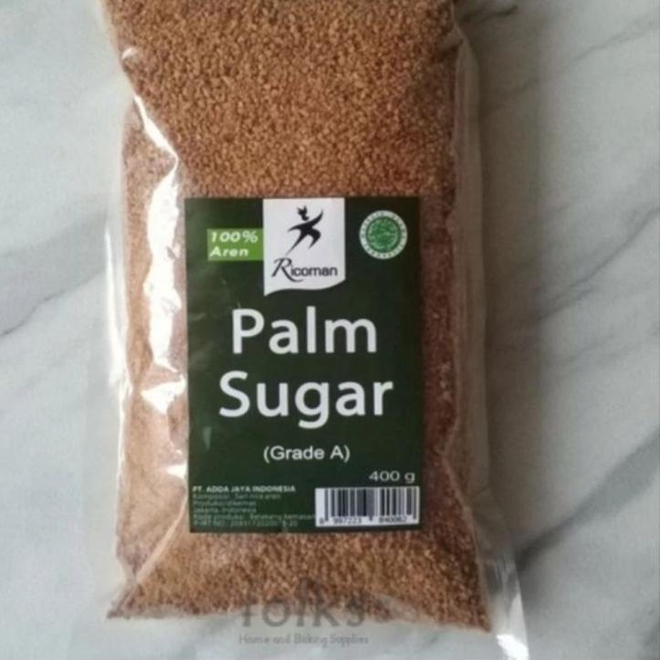 

Harga Terjangkau Ricoman Palm sugar 400gr,