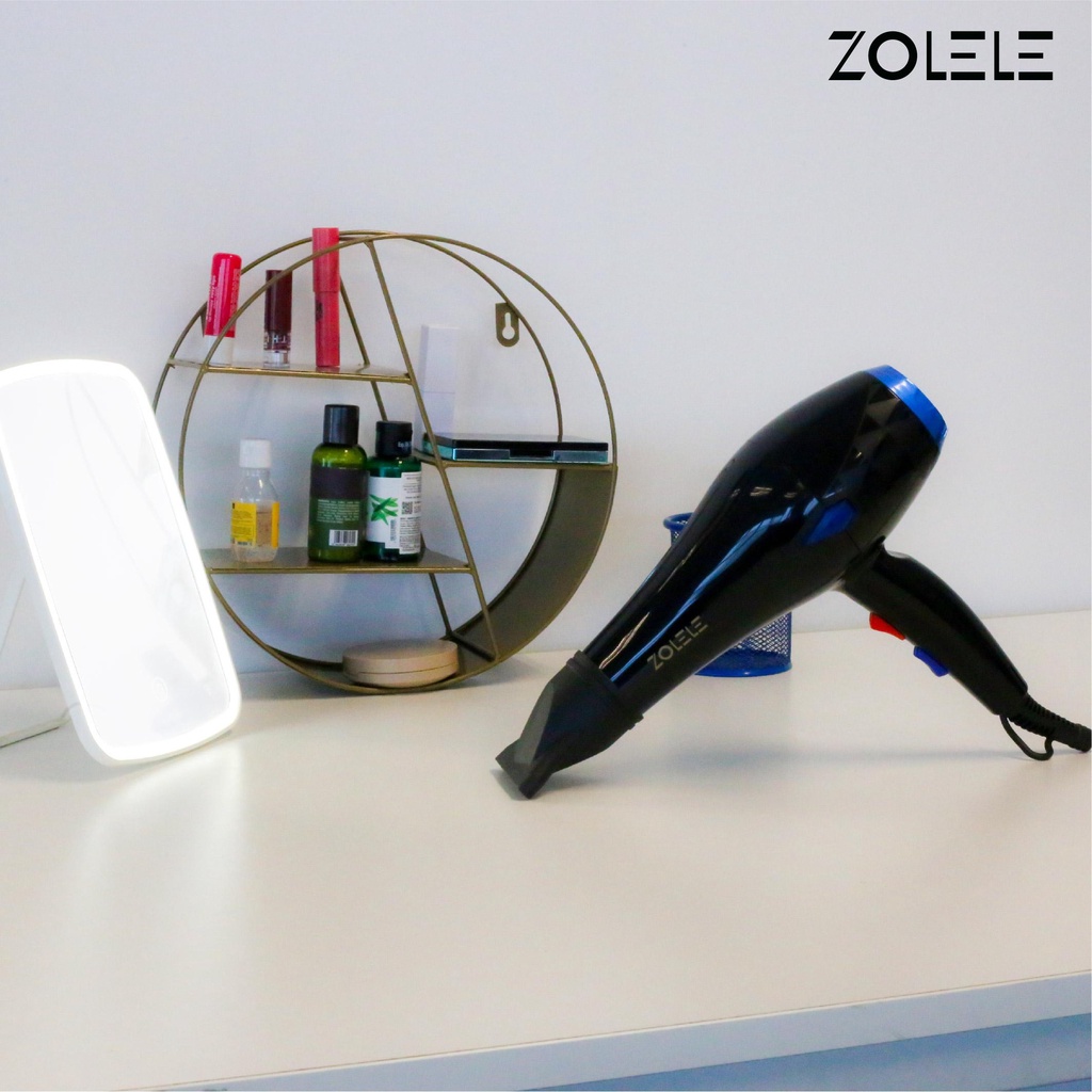 ZOLELE Hair Dryer Pengering Rambut 3 Mode 850W Professional Hot Cold Air Kecepatan Daya Tinggi