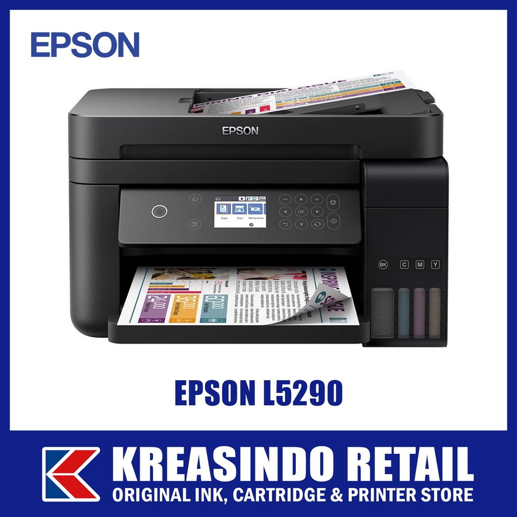 Epson L5290 / L 5290 WiFi All-in-One Printer + ADF (Pengganti L5190)