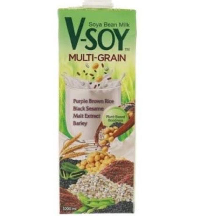 

✔✔SALE✔✔ Vsoy Multigrain 1 Liter / Vsoy Multigrain Susu Kedelai