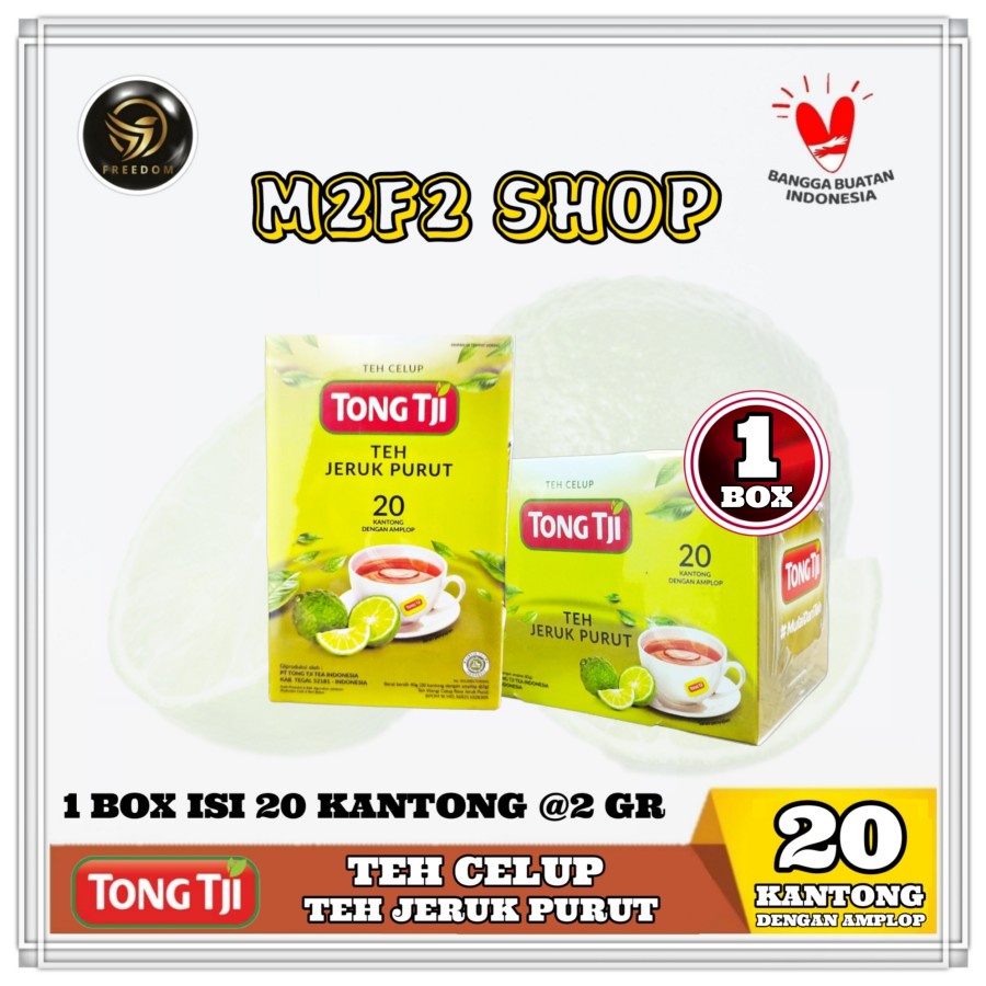 

Teh Celup Tong Tji Jeruk Purut Isi 20 Kantong - 40 gr (Kemasan Pack)