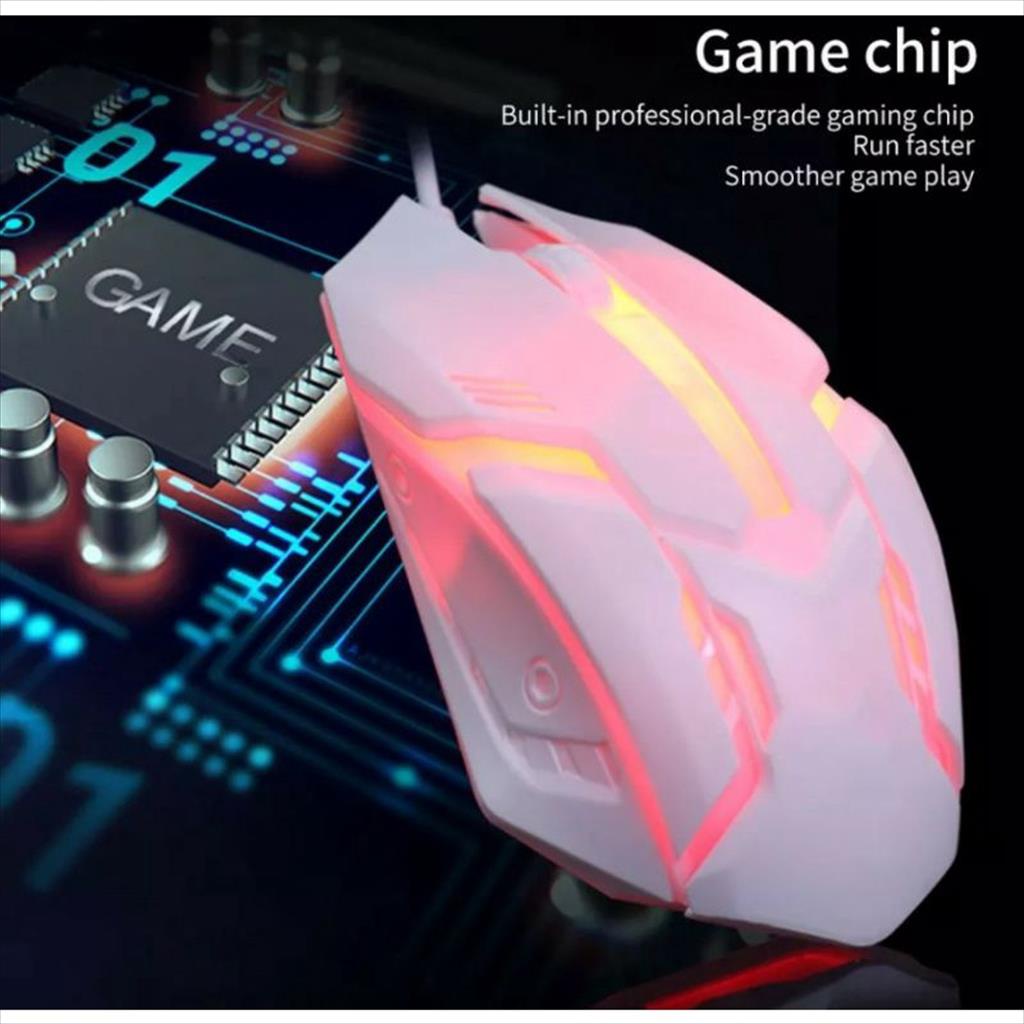 YA 1.034 - Mouse Kabel Gaming X1 Wired Laptop Komputer LED Gaming Wired Non Wireless Perlengkapan Komputer Laptop