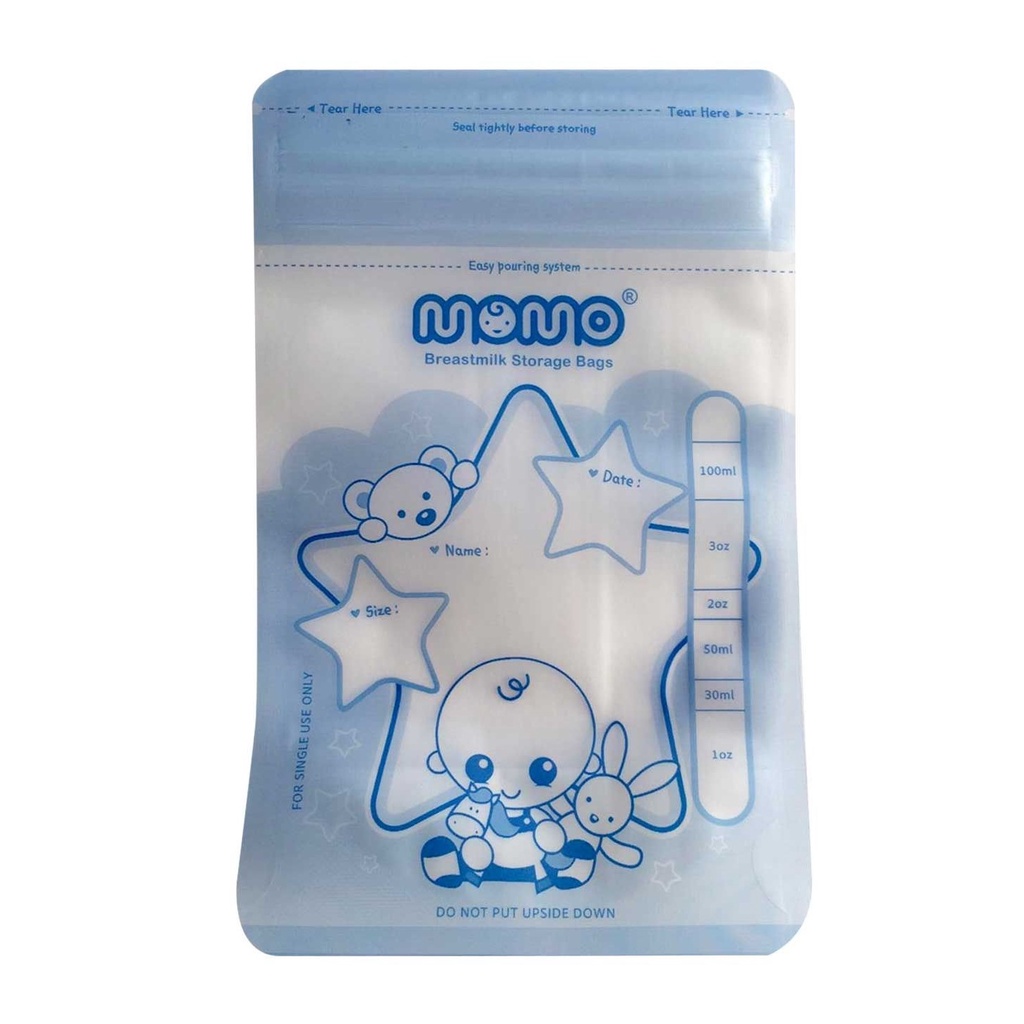 Momo Newborn Kantong ASI - Breastmilk Storage Bags 100ml / 3oz