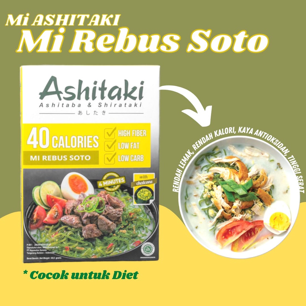 

Ashitaki Mi Rebus Soto mie enak untuk Diet