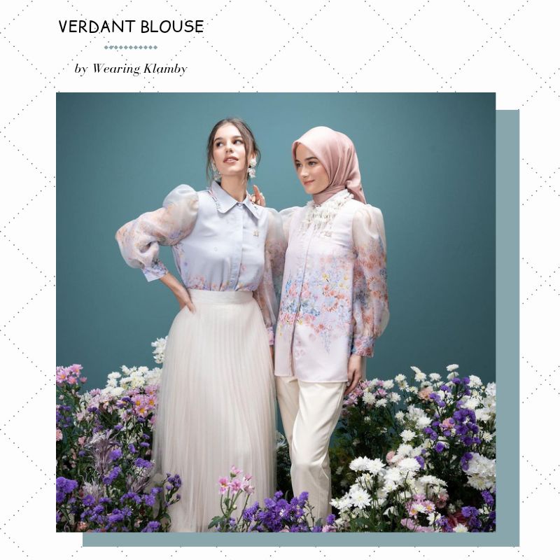 Wearing Klamby - Verdant Blouse