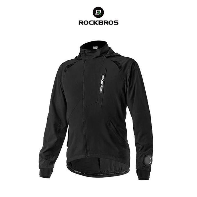 Rockbros YPW034 Bicycle Jacket Raincoat Waterproof - Jas Hujan BLACK