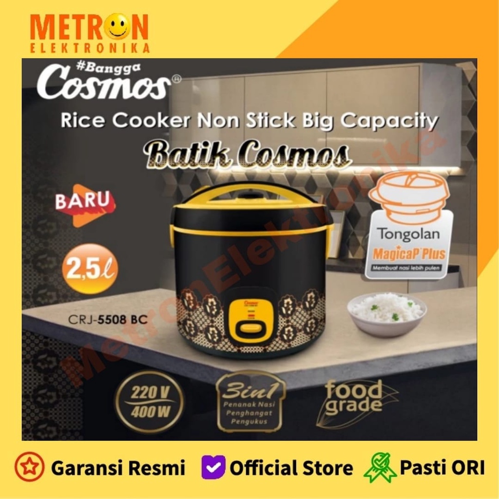 COSMOS CRJ 5508 BC MAGIC COM 2,5 LITER 3 IN 1 + TONGOLAN / CRJ5508BC