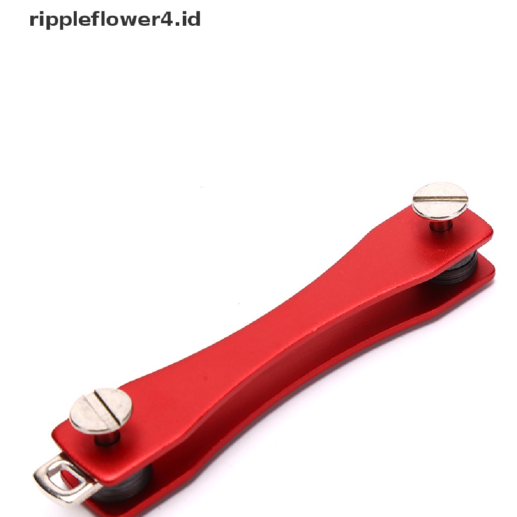 {rippleflower4.id} Gantungan Kunci Mini Kunci Compact key Decorative Holder Clip Home Storage Metal key Clip~