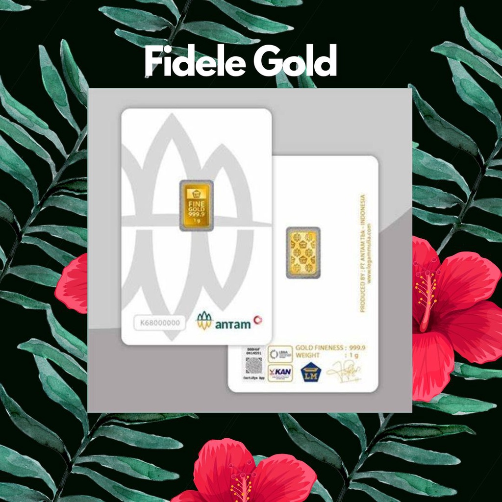 Antam Micro Gold 1 gram Emas Asli Logam Mulia 99% Emas Murni toko emas surabaya