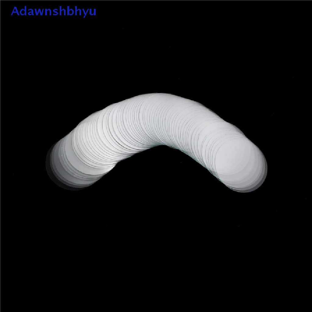 Adhyu 100Pcs Mikroskop Bulat Bundar Slide Coverslip Cover Kaca Diameter 18mm ID