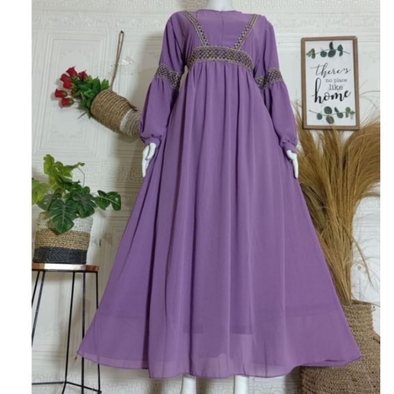 𝐁𝐢𝐬𝐚 𝐂𝐎𝐃 Gamis Ayana Dres kualiti premium