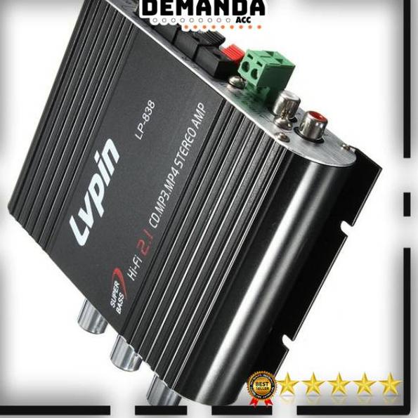 Ready Terkini Ampli - Ampli Mini - Amplifier Mobil - Amplifier Subwoffer - Amplifier Mini HiFi Stere
