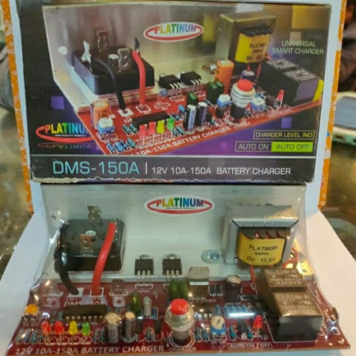 Kit Module Charger aki Otomatis ON-OFF 12V 10A-150A Platinum DMS-150A