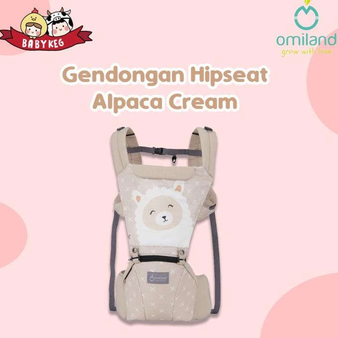 gendongan bayi hipseat omiland series / gendongan bayi depan alpaca