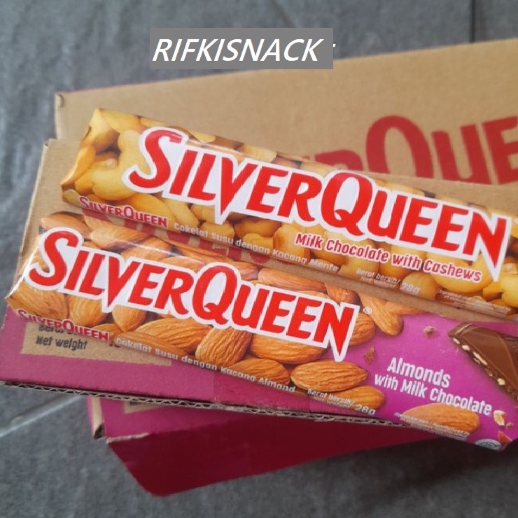 

Silverqueen chunky rasa Almond & Cashew (25gr)