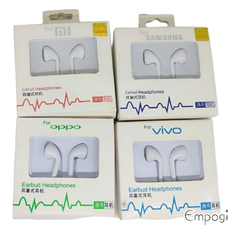 Headset HF Earbud MH133 Branded Hf Kabel