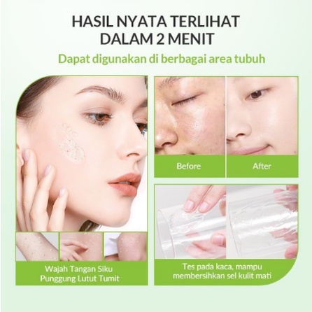 BIOAQUA Facial &amp; Body Exfoliating Peeling Gel / Exfoliasi Wajah