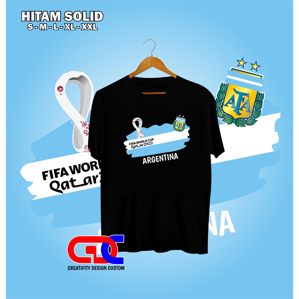 JERSEY KAOS BOLA ARGENTINA WORLD CUP 2022 JUARA / KAOS DISTRO PRIA WANITA PIALA DUNIA 2022 QATAR / K