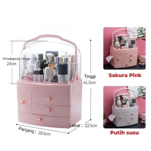 ( OJE ) Rak penyimpanan Kosmetik atau Kotak Make Up Storage Organizer OLL-608