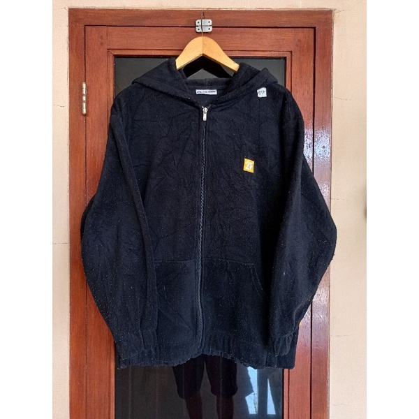 Hoodie Zipper bahan polar